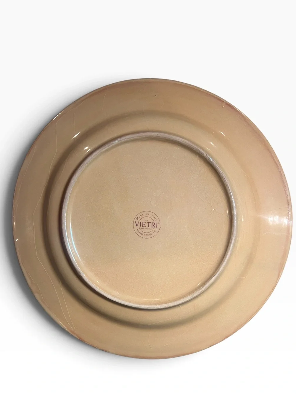 Vietri Tuscany Italian Terracotta 10.75” Dinner Plates Set of 4
